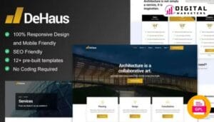 Dehaus - Interior Design & Architecture Elementor Template Kit [GPL]