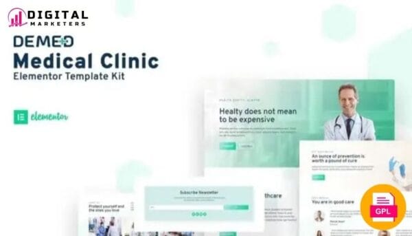 Demed - Medical Clinic Elementor Template Kit [GPL]