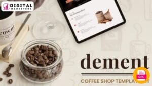 Dement - Coffee Shop Elementor Template Kit [GPL]
