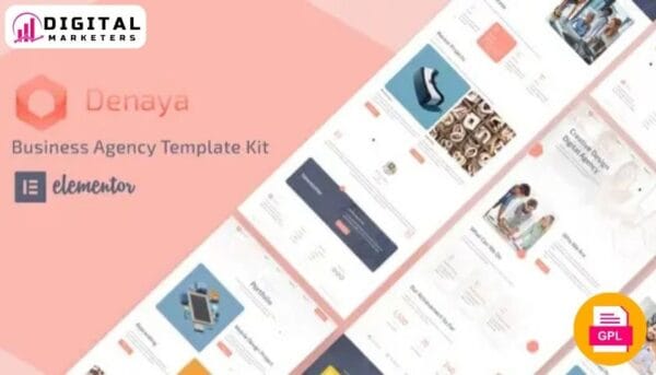 Denaya - Business & Agency Elementor Template Kit [GPL]