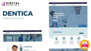 Dentica - Dental Clinic Elementor Template Kit [GPL]
