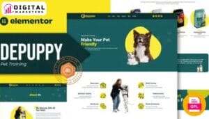 Depuppy - Pet Training Elementor Template Kit [GPL]