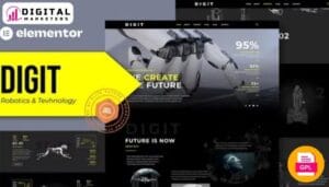 Digit - Robotics & Technology Elementor Template Kit [GPL]