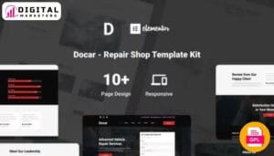 DoCar - Repair Shop Elementor Template Kit [GPL]