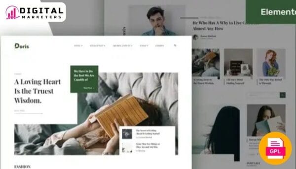 Doris - Blog & Magazine Elementor Pro Template Kit [GPL]