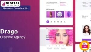 Drago - Creative Digital Agency Elementor Template Kit [GPL]