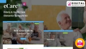 ECare Elderly Health Care Elementor Template Kit [GPL]