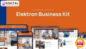 Elektron Electric Company Business Elementor Kit [GPL]