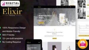 Elixir Perfume Maker Elementor Template Kit [GPL]