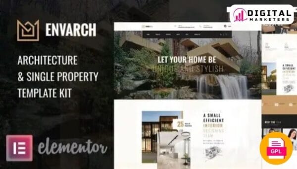Envarch Architecture Single Property Elementor Template Kit [GPL]