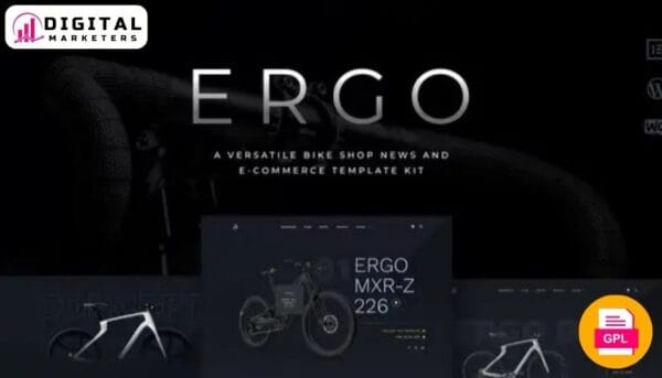Ergo Bike Cycling WooCommerce Elementor Template Kit [GPL]