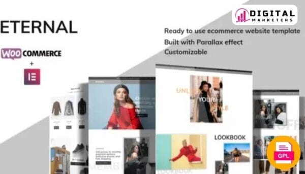 Eternal E-commerce Elementor Template Kit [GPL]