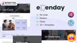 Evenday Event Management Expo Organizer Elementor Template Kit [GPL]