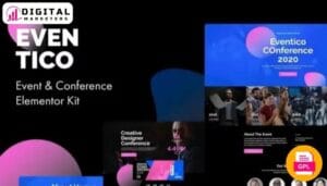 Eventico Event Conference Elementor Template Kit [GPL]