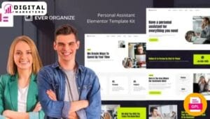 Ever Organize Personal Assistant Elementor Template Kit [GPL]