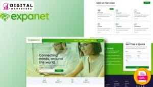 Expanet Broadband Internet Services Elementor Template Kit [GPL]