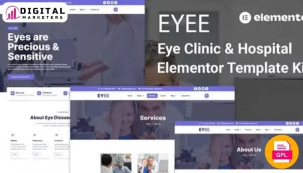 Eyee Eye Clinic Vision Care Elementor Template Kit [GPL]