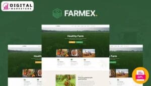 Farmex Agriculture Farm Elementor Template Kit [GPL]