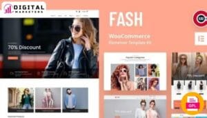 Fash WooCommerce Elementor Template Kit | Online Fashion Store [GPL]