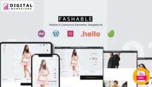 Fashable Stylist eCommerce Elementor Template Kit | Fashion Stylist [GPL]