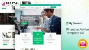 HyFinance Financial Advisor Elementor Template Kit | Financial Planning [GPL]