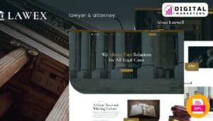 Lawex Lawyer Attorney Elementor Template Kit | Law Firm Website [GPL]
