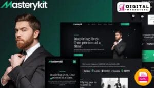 MasteryKit Business Coach Elementor Template Kit | Business Coaching [GPL]