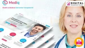 Mediq Health Medical Elementor Template Kit | Medical Clinic Website [GPL]