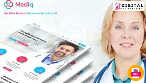 Mediq Health Medical Elementor Template Kit | Medical Clinic Website [GPL]