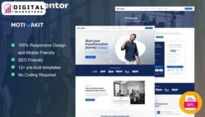 Motret Digital Marketing Elementor Template Kit | Digital Marketing Agency [GPL]