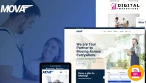 Moverie Movers Packers Service Elementor Template Kit | Moving & Packing [GPL]