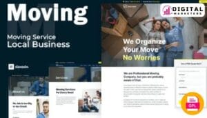 Moving Service Local Business Elementor Template Kit | Local Moving Company [GPL]