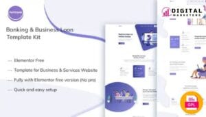 PayLoan Banking Business Loan Elementor Template Kit | Loan & Finance [GPL]