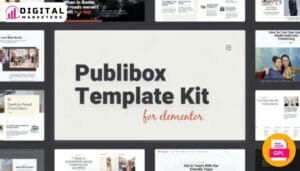 PubliBox Blog News Magazine Elementor Template Kit | News Portal & Blog [GPL]