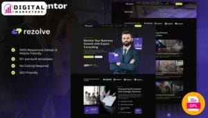 Rezolve Business Consulting Elementor Template Kit | Business Consulting [GPL]