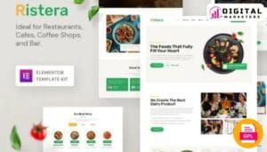 Ristera Restaurant Cafe Elementor Template Kit | Restaurant & Cafe [GPL]
