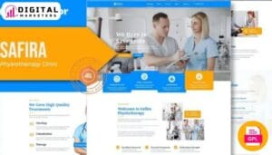 Safira Physiotherapy Elementor Template Kit | Physiotherapy Clinic [GPL]
