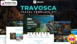 Travosca Travel Elementor Template Kit - Your Next Journey Awaits [GPL]