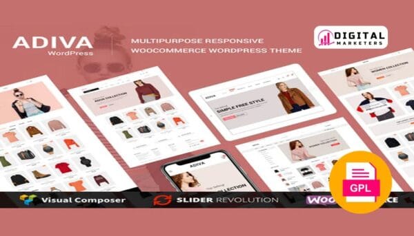 Adiva eCommerce WordPress Theme v3.2 [GPL]