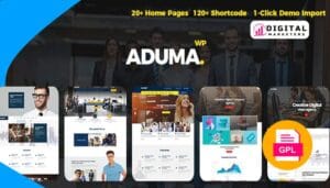 Aduma Consulting, Finance, Business WordPress Theme v1.3.2 [GPL]