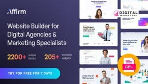 Affirm Marketing & Digital Agency WordPress Theme v3.1.1 [GPL]