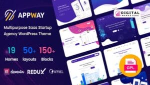 Appway Saas & Startup WordPress Theme + RTL v1.2 [GPL]