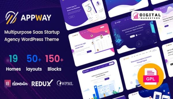 Appway Saas & Startup WordPress Theme + RTL v1.2 [GPL]