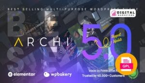 Archi Interior Design WordPress Theme v5.1 [GPL]