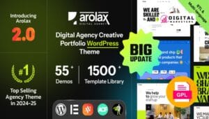 Arolax | Creative Digital Agency Theme v2.1.3 [GPL]