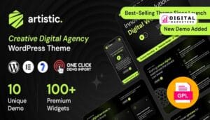 Artistic Digital Marketing Agency WordPress Theme v1.0.10 [GPL]