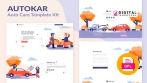 Autokar Auto Care Elementor Template Kit vN/A [GPL]