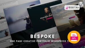 Bespoke Onepage Creative WordPress Theme v1 [GPL]
