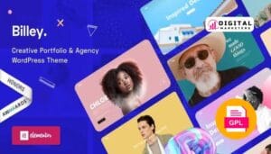 Billey  Creative Portfolio & Agency WordPress Theme v1.8.3 [GPL]