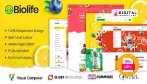 Biolife Organic Food WordPress Theme v3.2.3 [GPL]